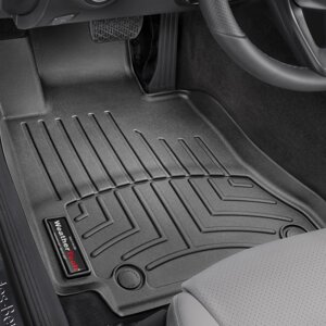 Килимки в салон Mercedes-Benz C-Class (W205, S205) 2015 - / E-Class (W213, S213) 2018 - з 2013 - чорні WeatherTech -