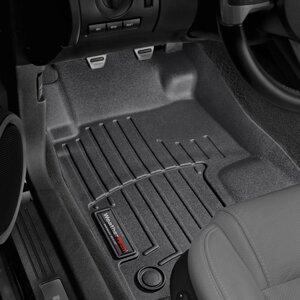 Килимки в салон Ford Mustang V (другий рестайлінг) 2012 - 2014 з 2004 - чорні WeatherTech - передній ряд