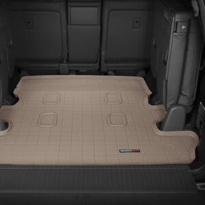 Килимки в багажник Lexus LX570, LX450 / Toyota Land Cruiser 200 2008 - з 2007 - бежевий, Tri-Extruded WeatherTech -