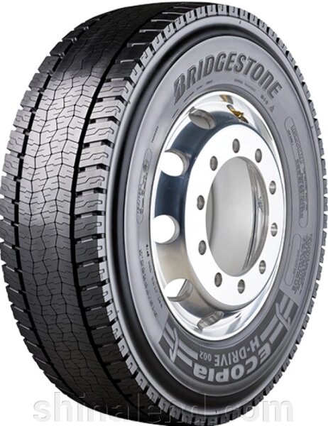 Вантажні шини Bridgestone Ecopia H-Drive 002 (провідний) 315/70 R22.5 154/150L Польща 2022 Платет у частині від компанії ШінаЛенд - Оплата Частинами - фото 1