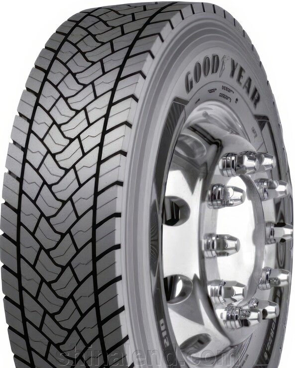 Вантажні шини GoodYear KMax D210 ( ведуча ) 295/80 R22,5 152/149M Китай 2024 — Оплата Частинами від компанії ШінаЛенд - Оплата Частинами - фото 1