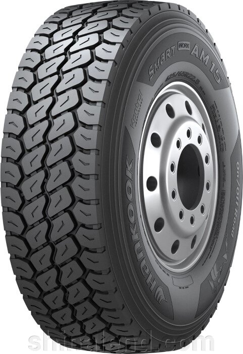 Вантажні шини Hankook Smart Work AM15 ( універсальна ) 445/65 R22,5 169K ( кт ) — Оплата Частинами від компанії ШінаЛенд - Оплата Частинами - фото 1