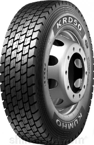 Вантажні шини Kumho KRD50 ( ведуча ) 295/60 R22,5 150/147K Корея ( кт ) — Оплата Частинами від компанії ШінаЛенд - Оплата Частинами - фото 1