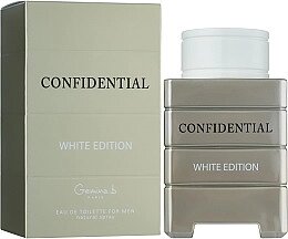 Чоловіча парфумована вода Confidential White Edition 100ml Gemina B. Geparlys.(100% ORIGINAL)