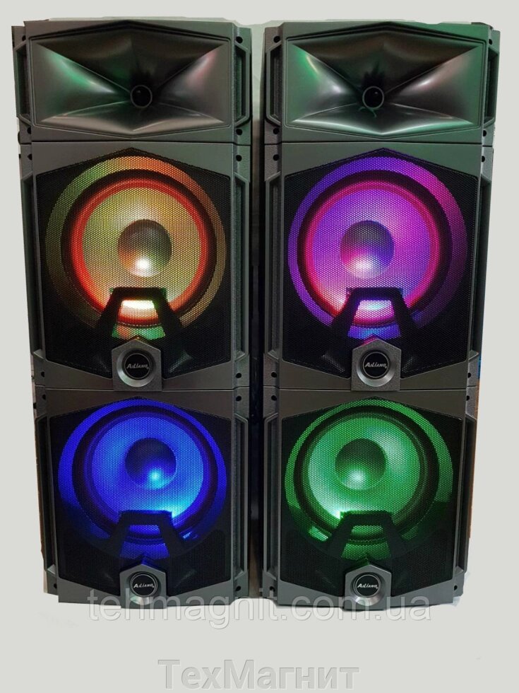Активная стерео система колонки Ailiang UF-7421-DT, Bluetooth, 180W, 10" дюймов, подсветка ##от компании## ТехМагнит - ##фото## 1