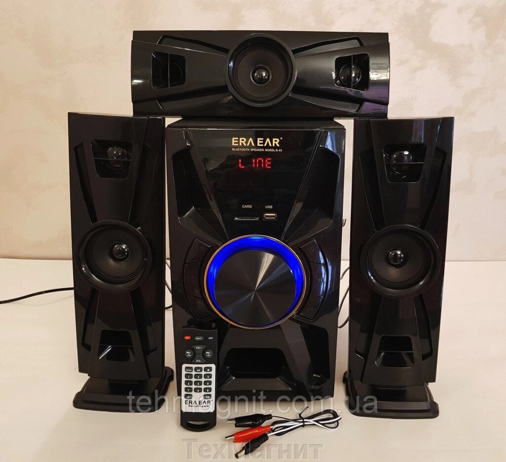 Акустична система комплект 3.1 Era Ear E-43 (USB/FM-радіо/Bluetooth) від компанії ТехМагніт - фото 1