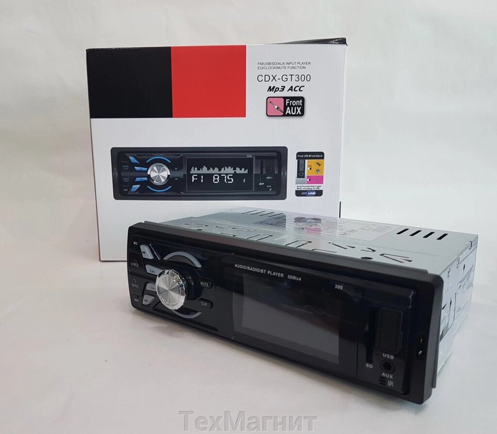 Автомагнітола CDX-GT 300 (USB/FM/AUX/Bluetooth/1 din)в стилі Sony від компанії ТехМагніт - фото 1
