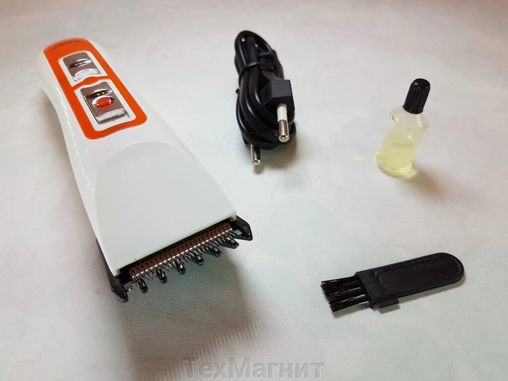 Бездротова машинка триммер для стрижки волосся Professional SHINON SH-1026AB на акумуляторі від компанії ТехМагніт - фото 1