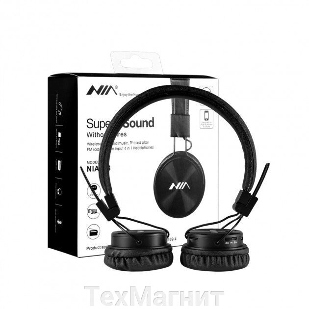 Бездротові Bluetooth стерео навушники НЯ X3 з МР3 від компанії ТехМагніт - фото 1