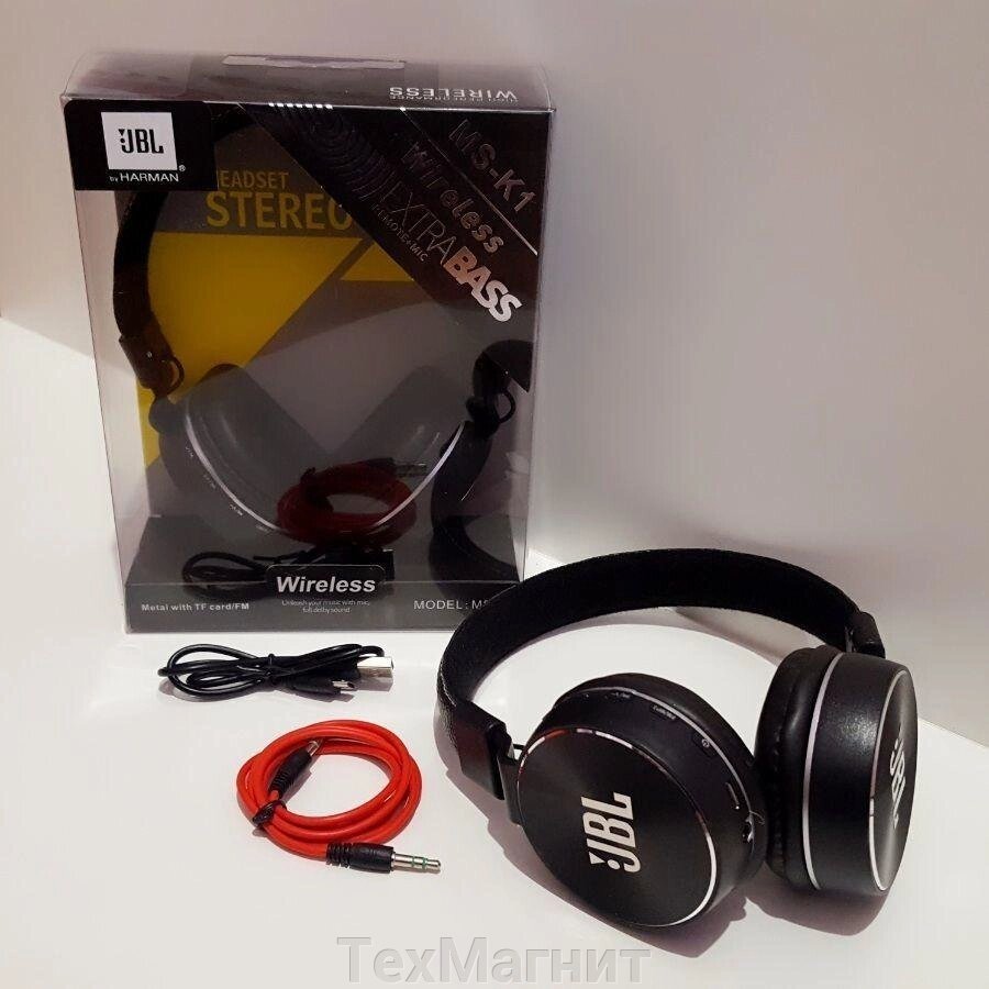 Бездротові навушники MS-K1. Bluetooth FM MP3 від компанії ТехМагніт - фото 1