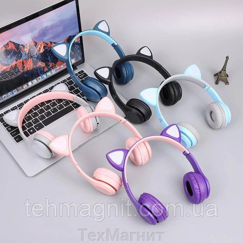 Бездротові навушники з вушками P47M від компанії ТехМагніт - фото 1