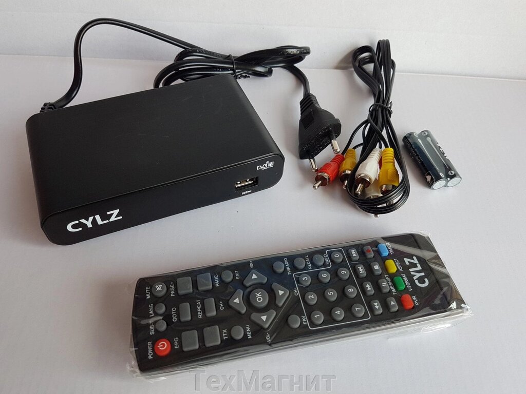 цифровий телевізійний приймач DVB-Т2 CYLZ HDT2-1708 з функцією запису від компанії ТехМагніт - фото 1