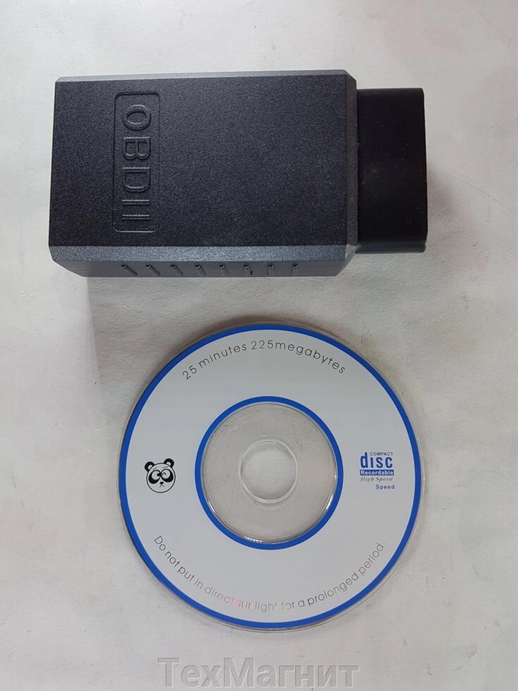 Діагностичний сканер OBD 2 адаптер ELM327 Bluetooth v 2.1 для обслуговування авто Torque виправлення помилок від компанії ТехМагніт - фото 1