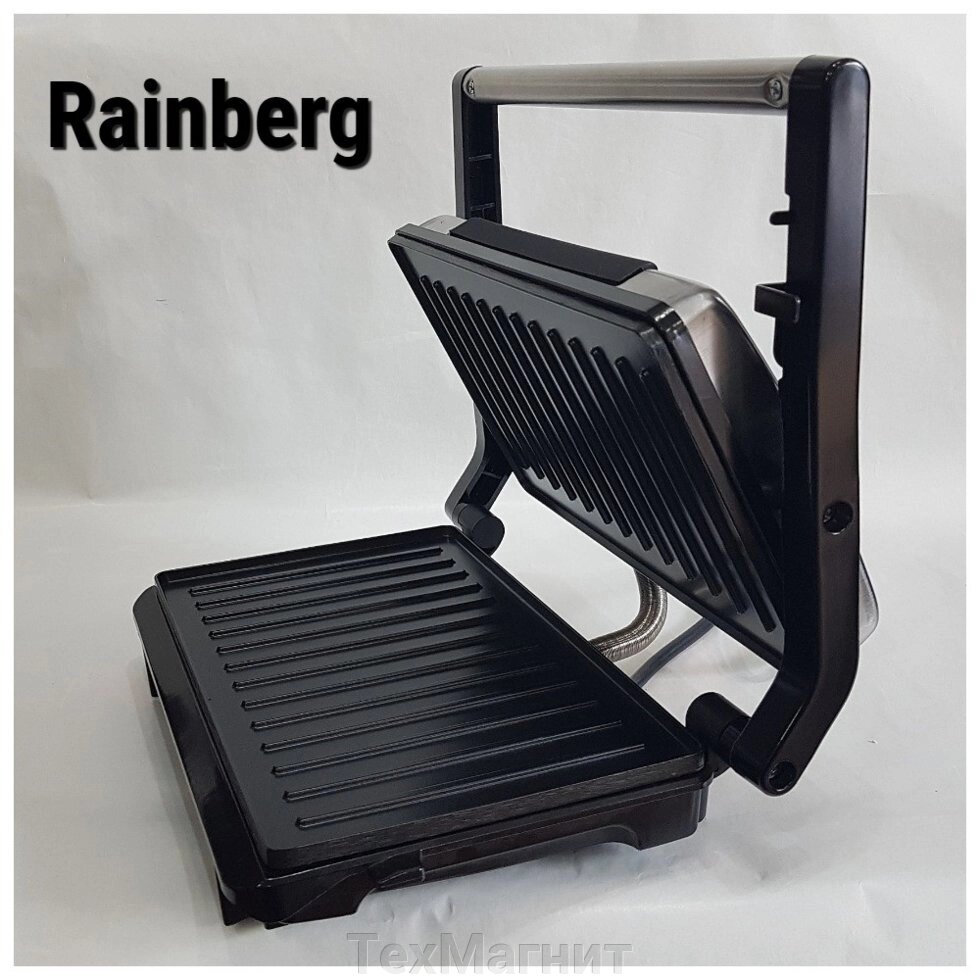 Гриль контактний Rainberg RB-5401 барбекю-електрогриль 1500W від компанії ТехМагніт - фото 1