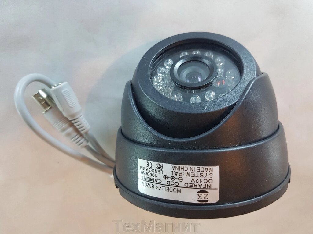 Купольна камера відеоспостереження ZK-832CM від компанії ТехМагніт - фото 1