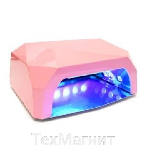 Лампа гібридна Diamond 36w (12W CCFL + 24W LED) ніжно-рожева від компанії ТехМагніт - фото 1