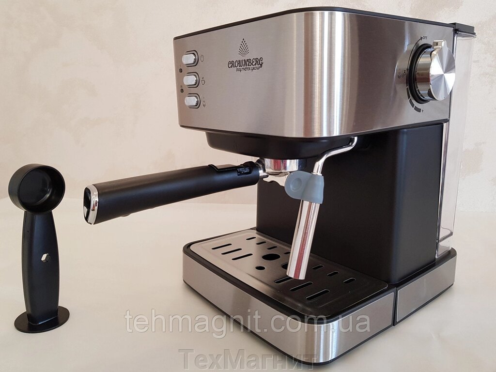 Напівавтоматична кавова машина Crownberg CB 1565 з капучинатором від компанії ТехМагніт - фото 1