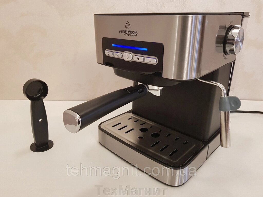Напівавтоматична кавова машина Crownberg CB 1566 з капучинатором від компанії ТехМагніт - фото 1