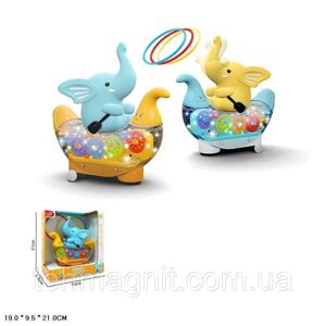 Музичний слон Star Toys звук, світло рухається