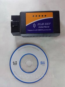 Діагностичний сканер OBD 2 адаптер ELM327 Bluetooth v 2.1 для обслуговування авто Torque виправлення помилок