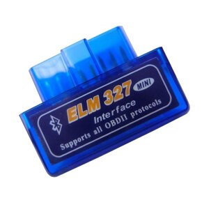 Автомобільний діагностичний сканер-адаптер OBD2 ELM327 v2,1 Bluetooth mini. блютуз адаптер міні ELM327