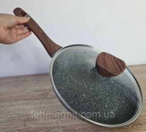 Сковорода з кришкою Rainberg RB-750 діаметр 24 см в Одеській області от компании ТехМагнит
