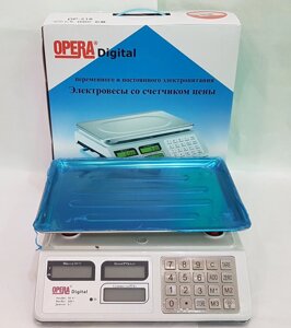 Ваги електронні торгові до 50 кг OPERA OP-218