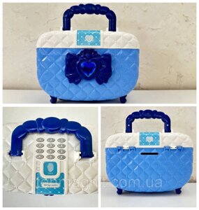 Сейф скарбничка з кодовим замком дитяча скринька синя в Одеській області от компании ТехМагнит