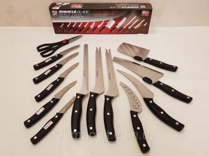 Набір кухонних ножів 13 предметів Miracle Blades