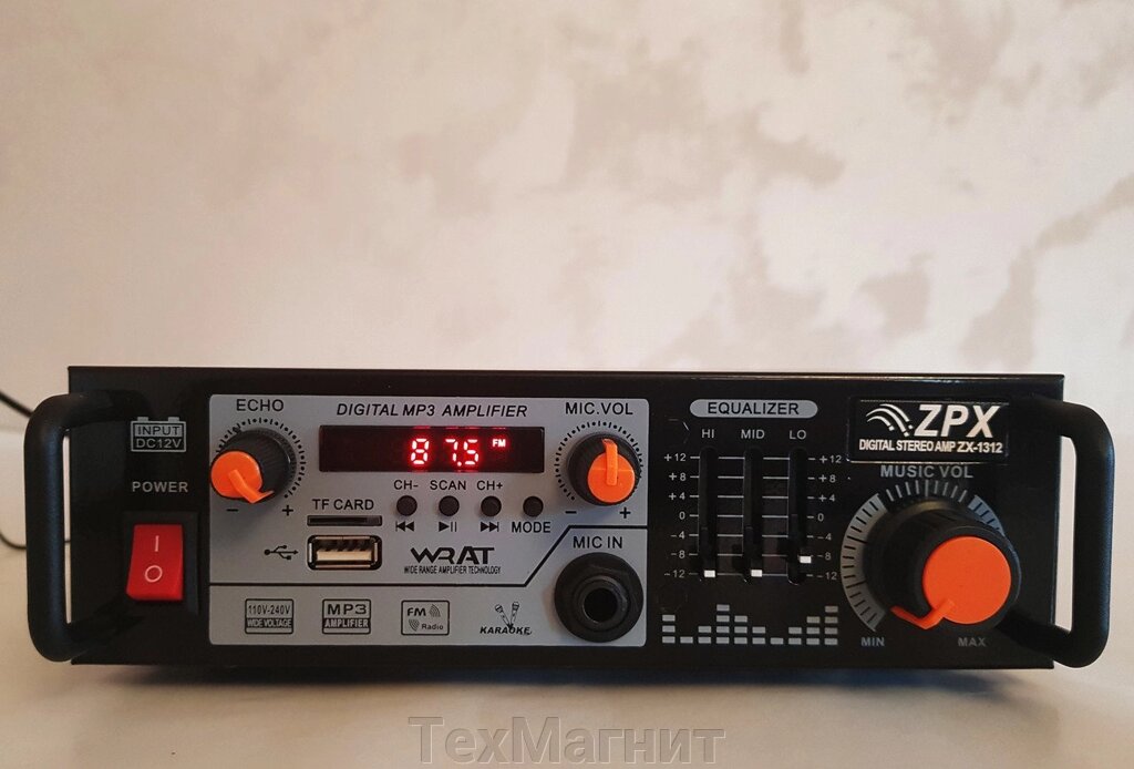 Підсилювач потужності звуку AMP ZX-1312 від компанії ТехМагніт - фото 1