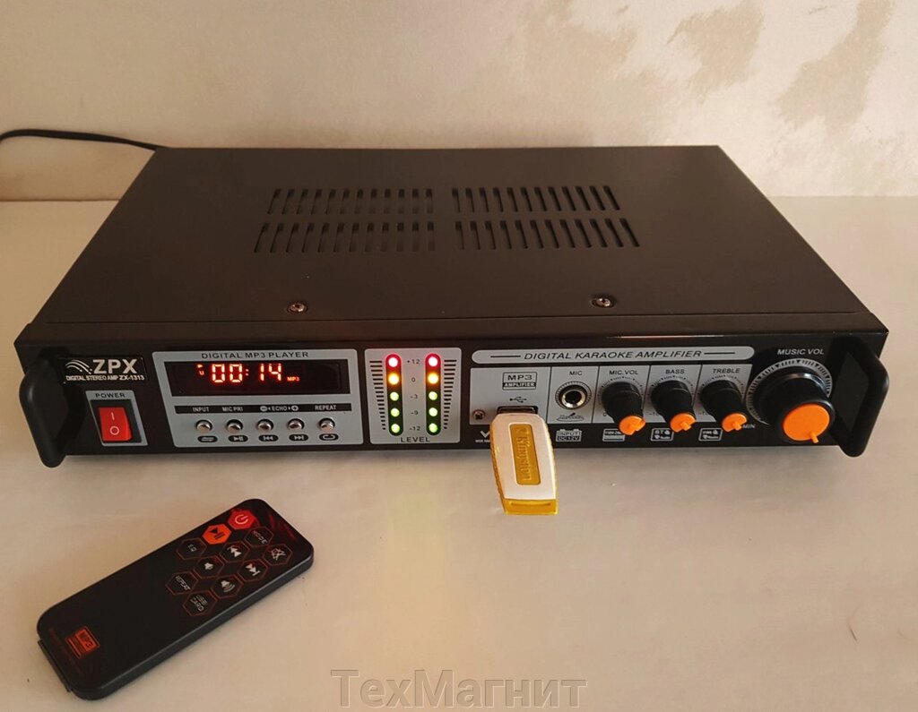 Підсилювач потужності звуку AMP ZX-1313 від компанії ТехМагніт - фото 1