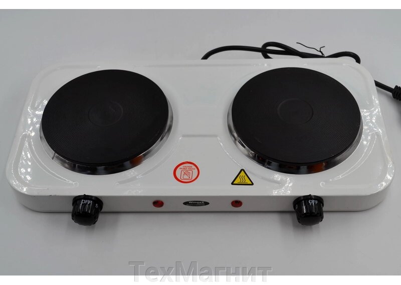 Плита електрична дискова Wimpex WX-200A-HP від компанії ТехМагніт - фото 1
