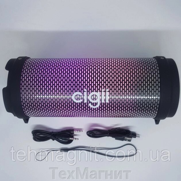 Портативна колонка Cigii S33R з світломузикою від компанії ТехМагніт - фото 1