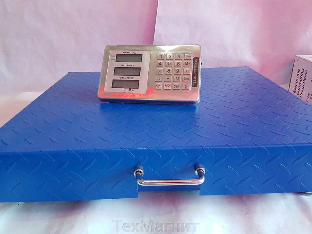 Ваги торгові бездротові Bluetooth 600 кг 55 x 65, Товарні ваги від компанії ТехМагніт - фото 1