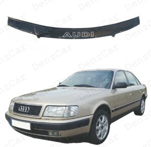 Дефлектор капота Audi 100 (c4) 1990-1994 \Мухобойка Ауді 100