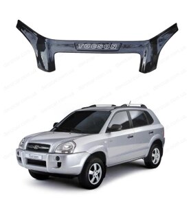 Дефлектор капота для HYUNDAI TUCSON с 2004-2009 AV-Tuning/ Мухобійка Хюндай Туксон