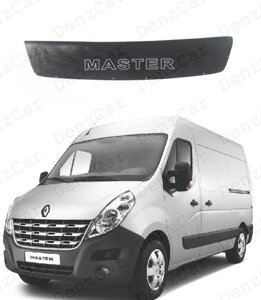 Дефлектор капота Renault Master 2010-2014\Мухобойка Рено Майстер