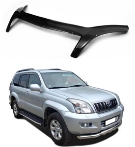 Дефлектор капота TOYOTA Land Cruiser Prado 120 5d 2003-2009 \ Мухобійка Тойота Лендр Крузер Прадо 120