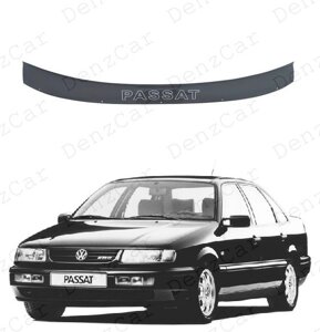 Дефлектор капота Volkswagen Passat B4 1993-1997\Мухобойка Фольксваген Пассат Б4