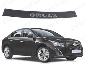 Дефлектор заднього скла Chevrolet Cruze 2008 (на скотчі) Спойлер заднього скла Шевроле Круз