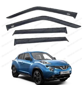 Дефлектори вікон Nissan Juke (YF15) 2010-2019\Вітровики Нісан Жук