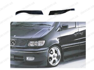 Вії на фари Mercedes-Benz Vito (1998-2004) Накладки на фари Мерседес Бенц Віто 638