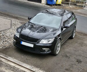 Вії на фари Skoda Octavia A5 (2009-2013) Накладки на фари Шкода Октавія А5 (Orticar)