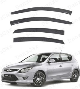 Вітровики Hyundai i30 2007-2012 (на скотчі) Дефлектори вікон Хюндай i30