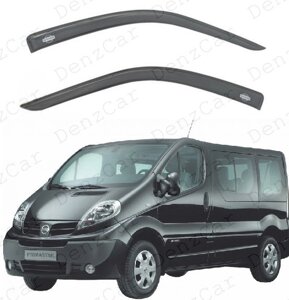 Вітровики Nissan Primastar 2002 (на скотчі) Дефлектори вікон Ніссан Примастар