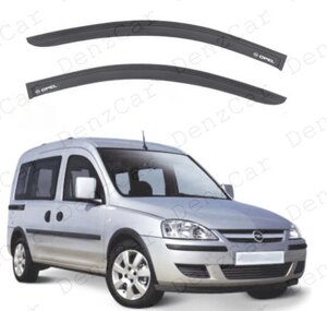 Вітровики Opel Combo C 2001-2011 (на скотчі) Дефлектори вікон Опель Комбо З