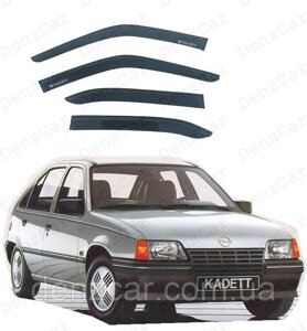 Вітровики Opel Kadett E 5d Hb 1984-1991 (на скотчі) Дефлектори вікон Опель Кадет хетчбек