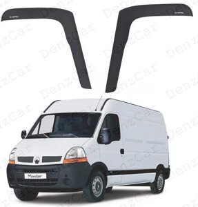 Вітровики Opel Movano 1998-2010 (на скотчі) (Р) Дефлектори вікон Опель Мовано