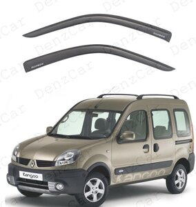 Вітровики Renault Kangoo I 3d 1998-2008 (на скотчі) Дефлектори вікон Рено Кенго 1