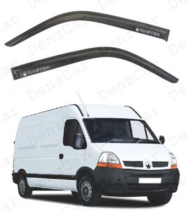 Вітровики Renault Master II 1998-2010 (на скотчі) Дефлектори вікон Рено Майстер 2